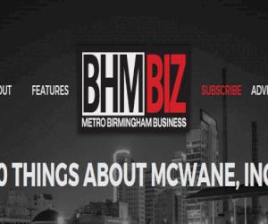 McWane featured in BHAMBIZ
