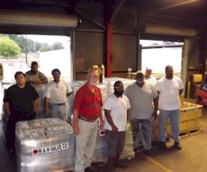 M&H Valve team helps victims of flooding in Louisiana